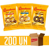 200un Biscoitos Amanteigados Bolacha Bauducco Em Sache 11g