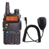 Radio Ht Dual Band(uhf+vhf) Baofeng Uv-5r + Ptt Lapela Mic