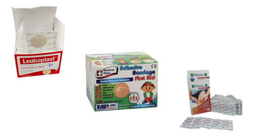 Paquete De Curitas Redondos Protec Leukoplast Medical Tape