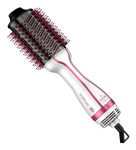 Escova Secadora Modeladora Glamour Pink Brush 3d - Gama