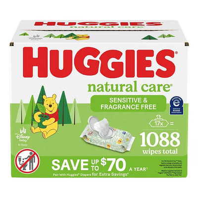 Huggies toalla húmeda sin fragancia caja con 1088 | Envío gratis