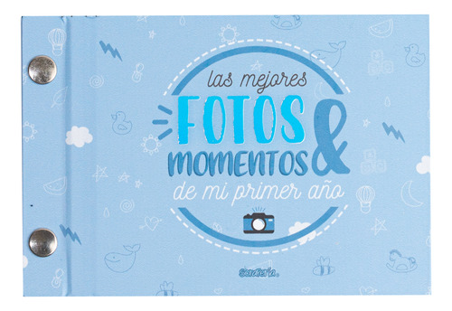 Album Bebé Postal Fotos Y Momentos Azul - 50 Fotos
