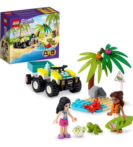 Lego Friends 41697 Rescate De Tortugas Cantidad De Piezas 90