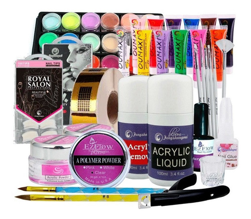 Kit Para Uñas Acrilicas Profesional Completo