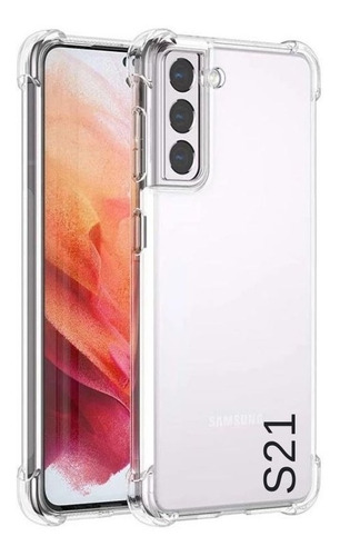 Carcasa Transparente De Silicón Para Samsung S21 Ultra S21