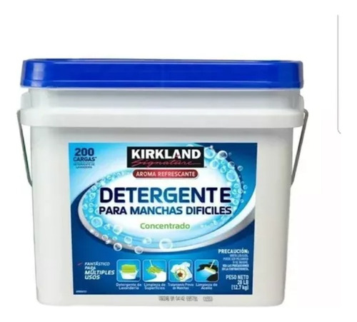  Detergente Ropa Y Multiusos 12.7 Kg Kirkland  200 Cargas 
