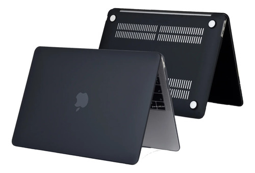 Carcasa Case Para Macbook Negra Troquelada Todas Referencias