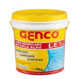 Cloro Para Piscina Múltipla Ação 3em1 Genco 10 Kg 