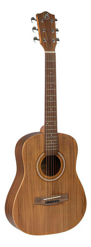 Guitarra Acústica Bamboo Ga34 Baby Koa Viaje Con Funda Color Natural Material Del Diapasón Nogal Orientación De La Mano Diestro