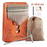 Kalimba Piano De Pulgar De 21 Teclas,instrumento Musical