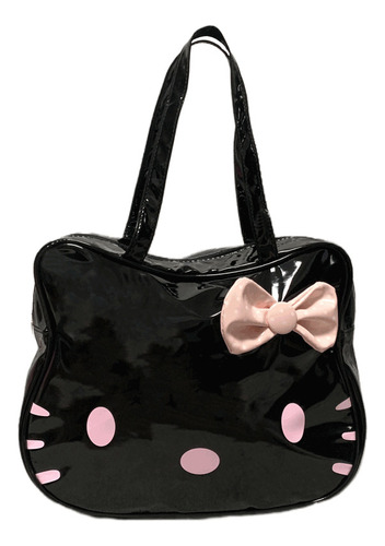 Lindo Bolso Hombro De Gran Capacidad Con Diseño De Gato Kt