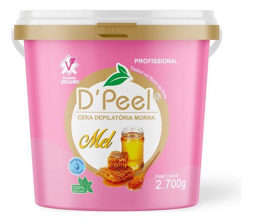  Cera Quente De Mel Produto Vegano E Profissional 2kg