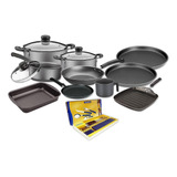  Tramontina Set  Bateria De Cocina Teflon Antiaderente 06c