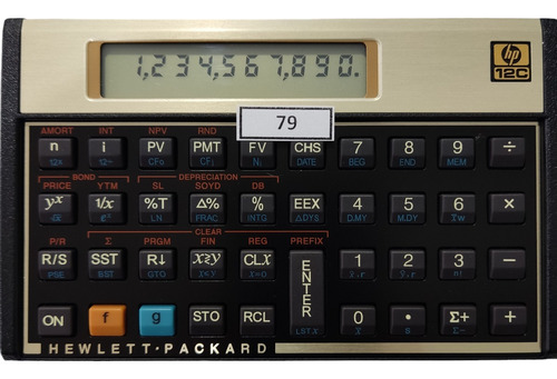 Calculadora Financeira Hp 12c Gold Português Modelo 79