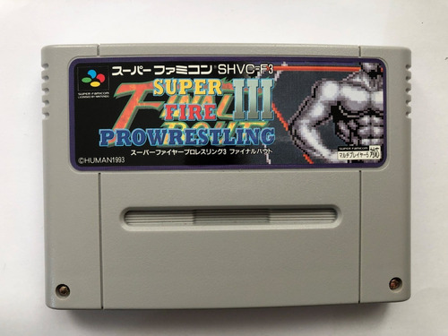 Juego Nintendo Super Famicom Super Fire Prowresling Iii