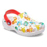 Zueco Crocs Classic Pokemon  Kids Niño Niña Sandalia