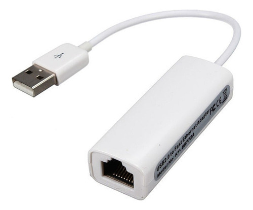 Usb 2,0 A Rj45 Lan Adaptador De Rojo Ethernet Para Apple Mac