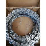 Alambre Concertina De 30 Cm X 10 Mts, Galvanizado. 