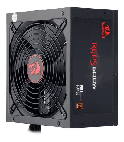 Fuente Redragon Atx Pc Gamer 600w 80 Plus Bronce Pcie