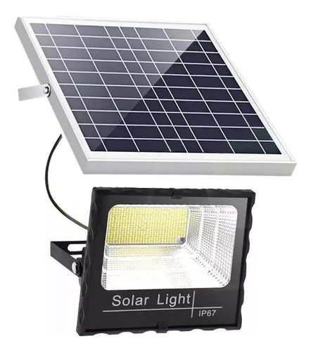  Reflector Led Recargable Lampara Panel Solar 1200w Control