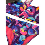 Bikini Heracles Natacion Nena Art 2142 Top Y Bombacha