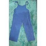 Mono Suelto Para Mujer - Talle Ajustable Azul Medium Va Hasta Large