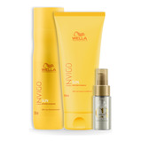 Kit Wella Sun Sh 250ml + Cond 200ml + Óleo Light 30ml