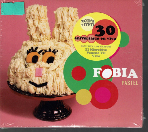 Fobia Pastel 2cd's + Dvd 30 Aniversario En Vivo