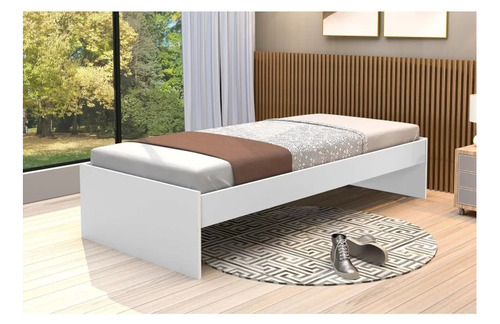 Cama Turca Solteiro Moderna De Madeira Resistente Luxo Ac Fg