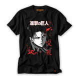 Camiseta Attack On Titan Shingeki No Kyojin Levi Ackerman Tr