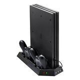 Soporte Vertical Para Ps4 Pro Con Ventilador De Enfriamiento