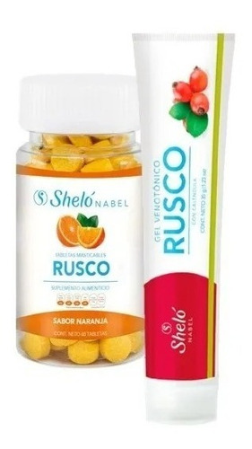 Pack Rusco Gel Venotonico Y Tabs Auxiliar Desinfl Hemorroide