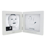 Porta Retrato Registro Mao De Bebe Imaginarium Cor Branco Liso