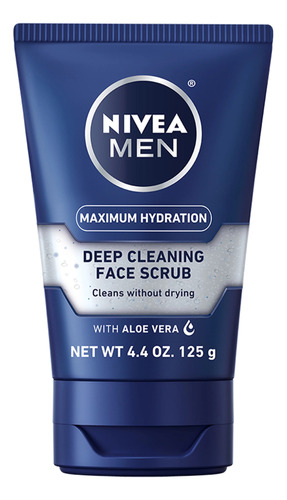 Nivea Men Deep Cleaning Face Scrub Exfoliante Facial 125gr