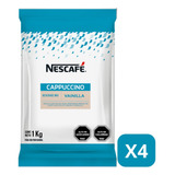 Pack Nescafé® Alegria Cappuccino Sabor Vainilla 1kg X4
