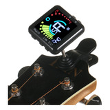 Afinador De Guitarra Recargable Clip On Led Profesional Con