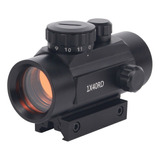 Red Dot 1x40 Mira Para Carabina Trilho Duplo 11 E 20 M