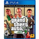 Grand Theft Auto 5 Gta V Ps4 Premium Edition Físico Sellado