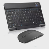 Mini Teclado E Mouse Slim Bluetooth Para Celular Tv Notebook