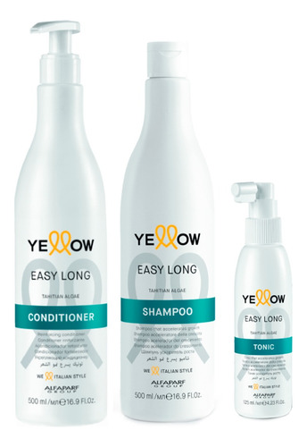 Yellow Easy Long Shampoo + Acondicionador + Tonico Diario