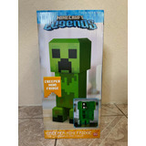 Minecraft Mini Refrigerador Creeper - 2 Puertas Luz Led