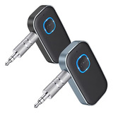 (2pcs) Comsoon Bluetooth Aux Receptor Para Coche,