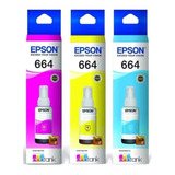 Cartucho Epson T664 Color L210 L355 L565 L664