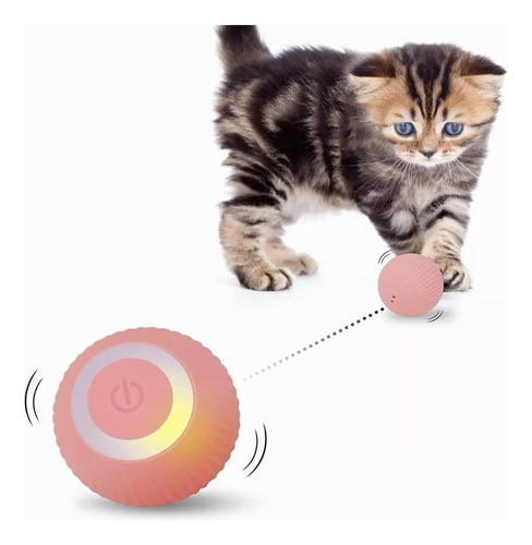 Pelota De Juguetes Gato Perro Automática Interactiva Usb