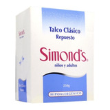 Simonds Repuesto Talco Clasico Niños Y Adulto 250 G