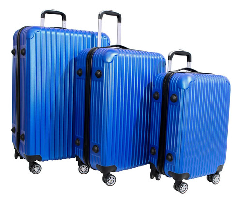 Kit Conjunto 3 Malas De Viagem P\u002Fm\u002Fg Em Abs | Frete grátis