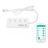 Multi Contacto Regulador Inteligente Smart Wifi Puertos Usb