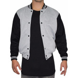 Chaqueta Azar Beisbolera Ch002- Gris Jasped