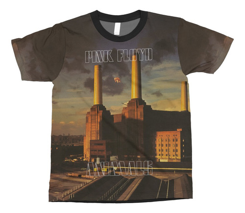 Camiseta Pink Floyd  Animals Full Print Com Logo