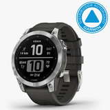 Reloj Garmin Fenix 7 Plata / Gris 47mm + Protector